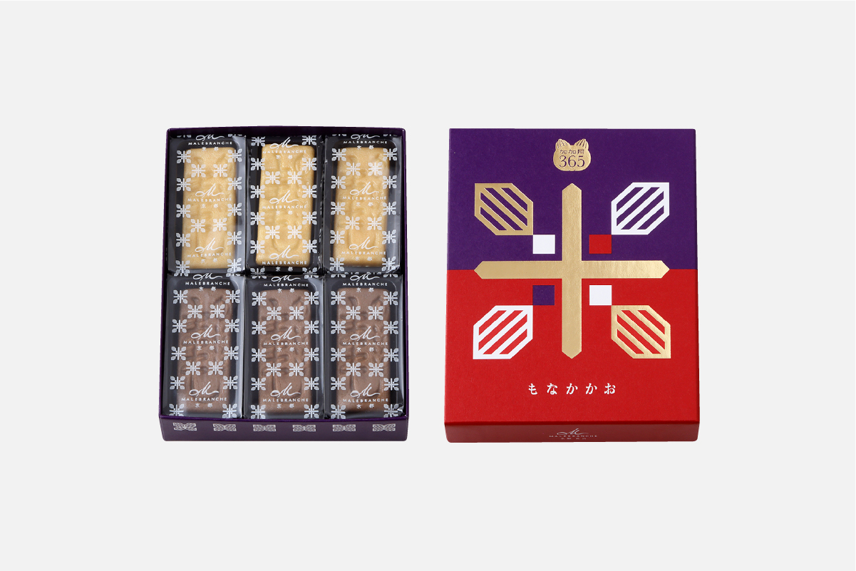 もなかかお 6個入 ジャンドゥーヤ&amp;ショコラ